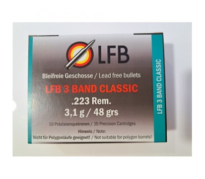 LFB .223 REM. 3 BAND CLASSIC 3.1 g (10) Strelivo za puške