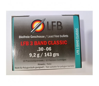 LFB .30-06 3 BAND CLASSIC 9,2 g / 143 grs Krogelno strelivo