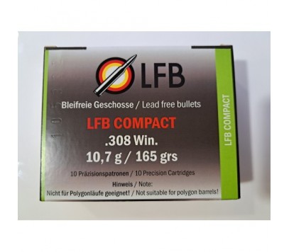 LFB COMPACT .308 WIN. 10,7 g / 165 grs Krogelno strelivo