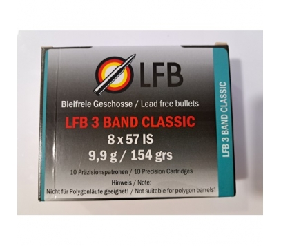 LFB 8X57 IS LFB 3 BAND CLASSIC 9,9 g / 154 grs Krogelno strelivo