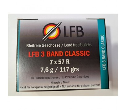 LFB 7X57 R 3 BAND CLASSIC 7.6 g / 117 grs Krogelno strelivo