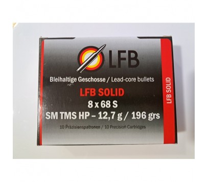 LFB 8X68 S SOLID 12.7 g / 196 grs Krogelno strelivo