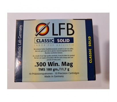 LFB .300 Win. Mag TMS CLASSIC SOLID 11.7 g (10) Krogelno strelivo