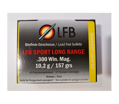 LFB .300 WIN MAG SPORT LONG RANGE 10.2 g / 157 grs Krogelno strelivo