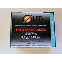 LFB .308 WIN. LFB 3 BAND CLASSIC 9,2 g / 143 grs Krogelno strelivo