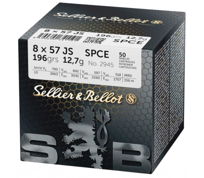 Sellier & Bellot 8x57JS, SPCE, 12,7g Krogelno strelivo