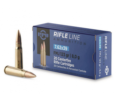 PPU  7.62X39 FMJ 8.0 g (20)