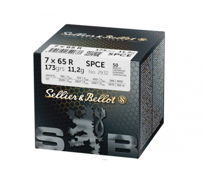 Sellier&Bellot 7X65 R SPCE 11.2 g (50) Strelivo za puške