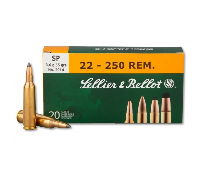Sellier&Bellot 22-250 Rem. SBT 3.6 g (20) Strelivo za puške