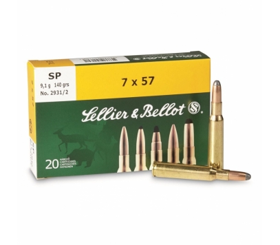 Sellier&Bellot 7X57 SP 9.1 g (20) Strelivo za puške