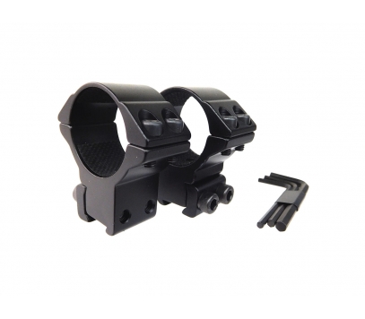 Hawke 9-1mm Match Mounts, high Montaže