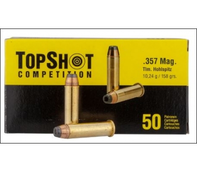 TopShot .357Mag. HP 10.2g 158gr. (50) Strelivo za revolverje