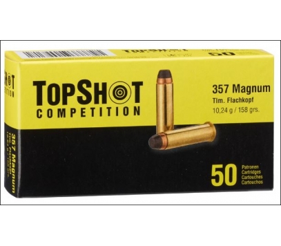 TopShot .357Mag Flat 10.2g 158gr (50) Strelivo za revolverje