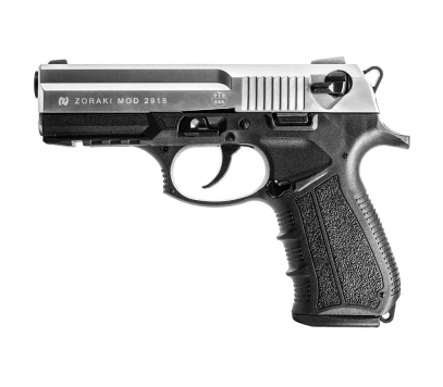 Pištola alarm Zoraki 2918 matt chrome 9mm P.A.K. Plinsko in signalno orožje