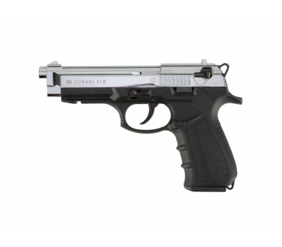 Pištola alarm Zoraki 918 Matt chrome 9mm P.A.K. Plinsko in signalno orožje