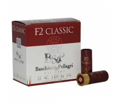 Baschieri&Pellagri F2 CLASSIC 12/70 34 g (4) (25) Šibreno strelivo