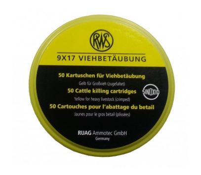 RWS razpočniki 9X17 RUMENI - velike domače živali (50) Razno