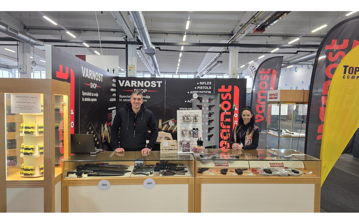 Ko se strelstvo preseli na sejem: Varnost Shop na Marčnih sejmih 2026