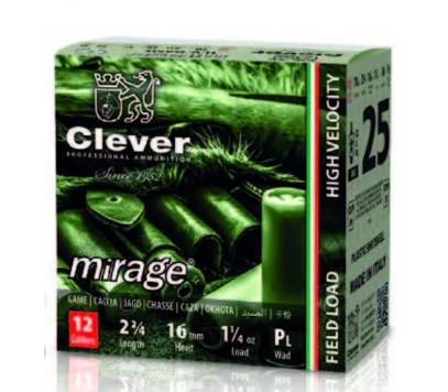 Clever Mirage Game Hv T3 12/36g 3-3.3mm (25) Šibreno strelivo