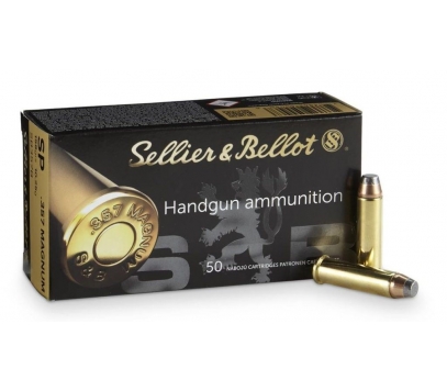 S&B .357 MAG., SP 10,25g, 50kos Strelivo za revolverje