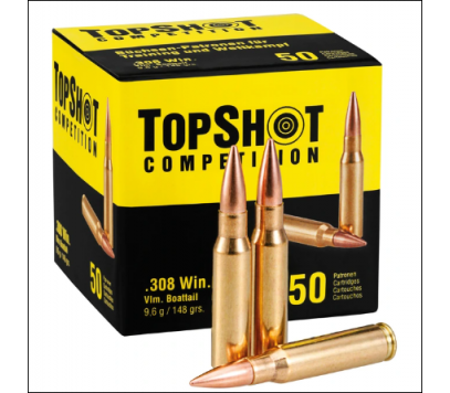 TTOPSHOT COMPETITION .308 WIN. FMJ 9.6 g (50) Strelivo za puške