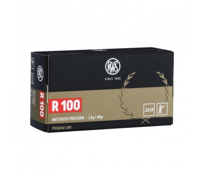 RWS .22 LR R100 2.6 g (50) Strelivo na robni vžig