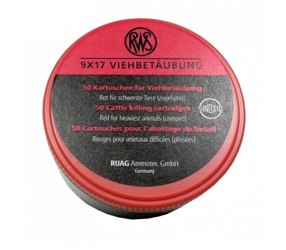 RWS razpočniki 9X17 50kom RDEČI